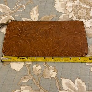 Patricia Nash Tooled Leather Wristlet